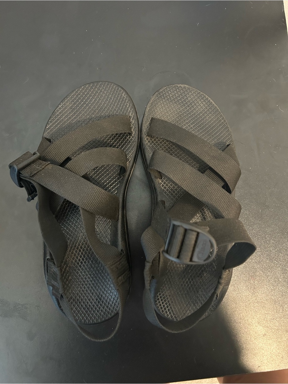 Chaco Men's Black Strappy Sport Sandals
